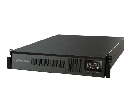 UPS (zasilacz awaryjny) POWERWALKER UPS On-Line 3000VA PF1 USB/RS232, LCD, 8x IEC OUT, Rack 19''/Tower VFI 3000 RMG PF1